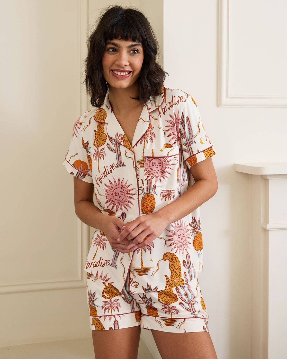 Bohemian Paradise Print Short Pyjama Set