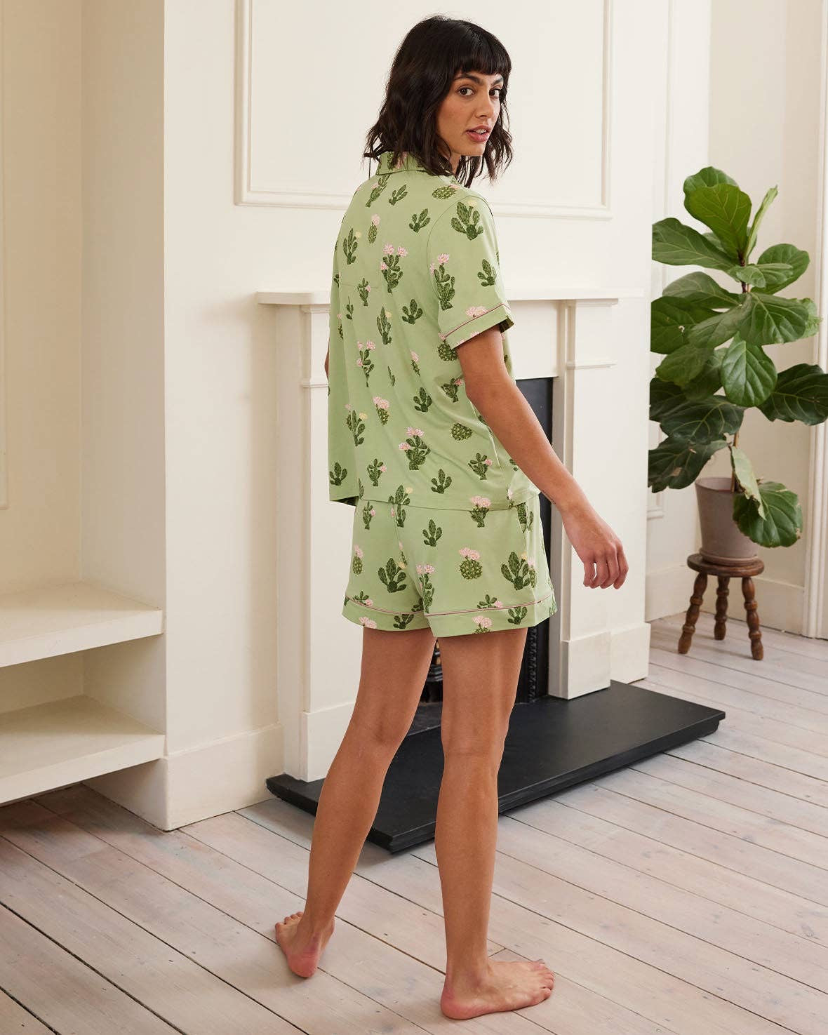 Cactus Print Short Pyjama Set