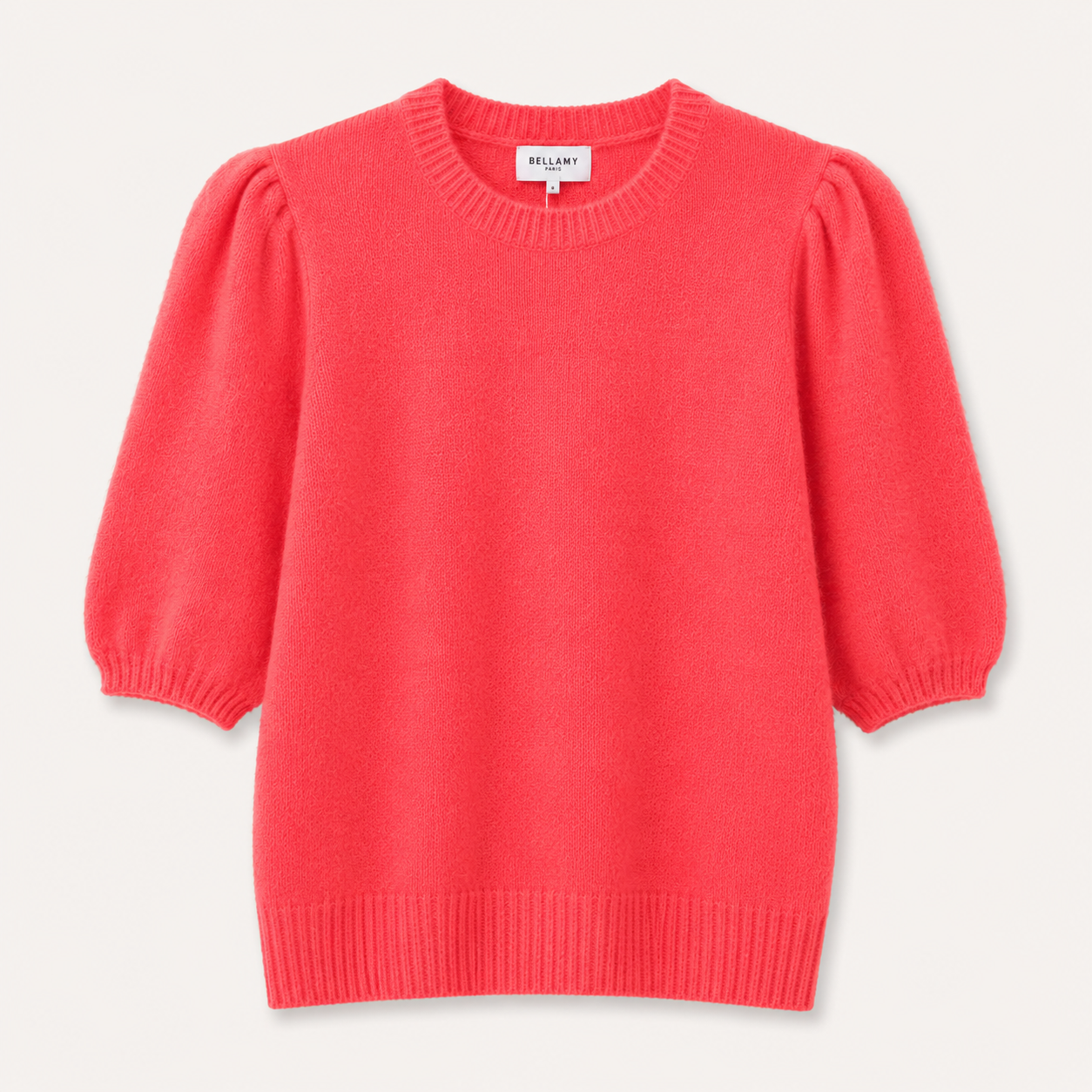 Coral Alpaca 3/4 Sleeve Jumper