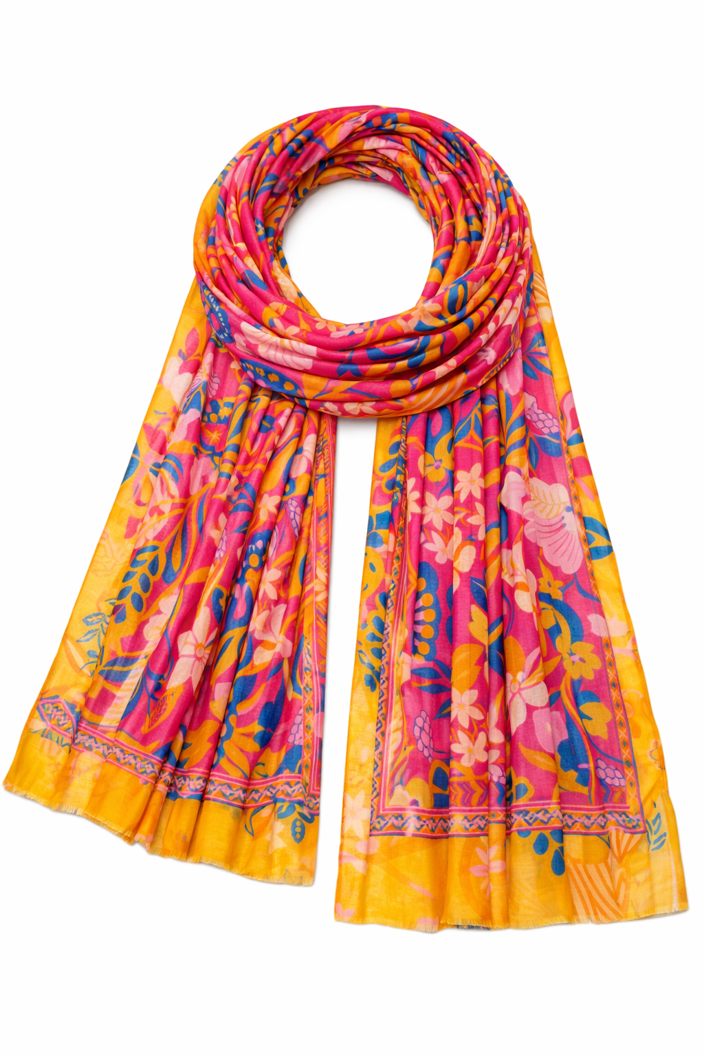 Pink Lotus Scarf