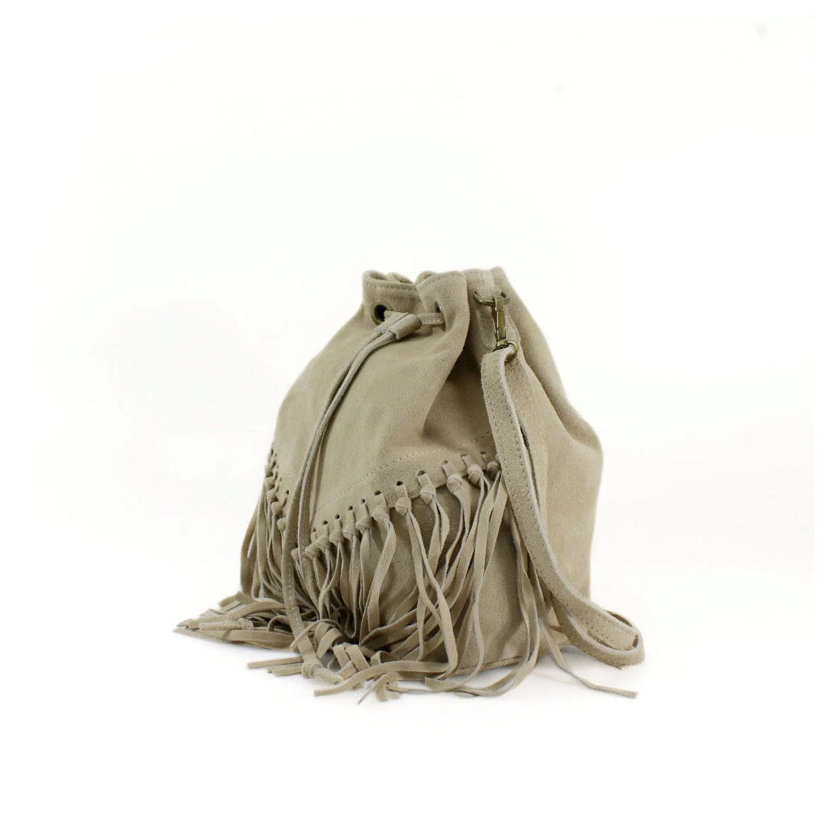 Suede Tassel Cross Body