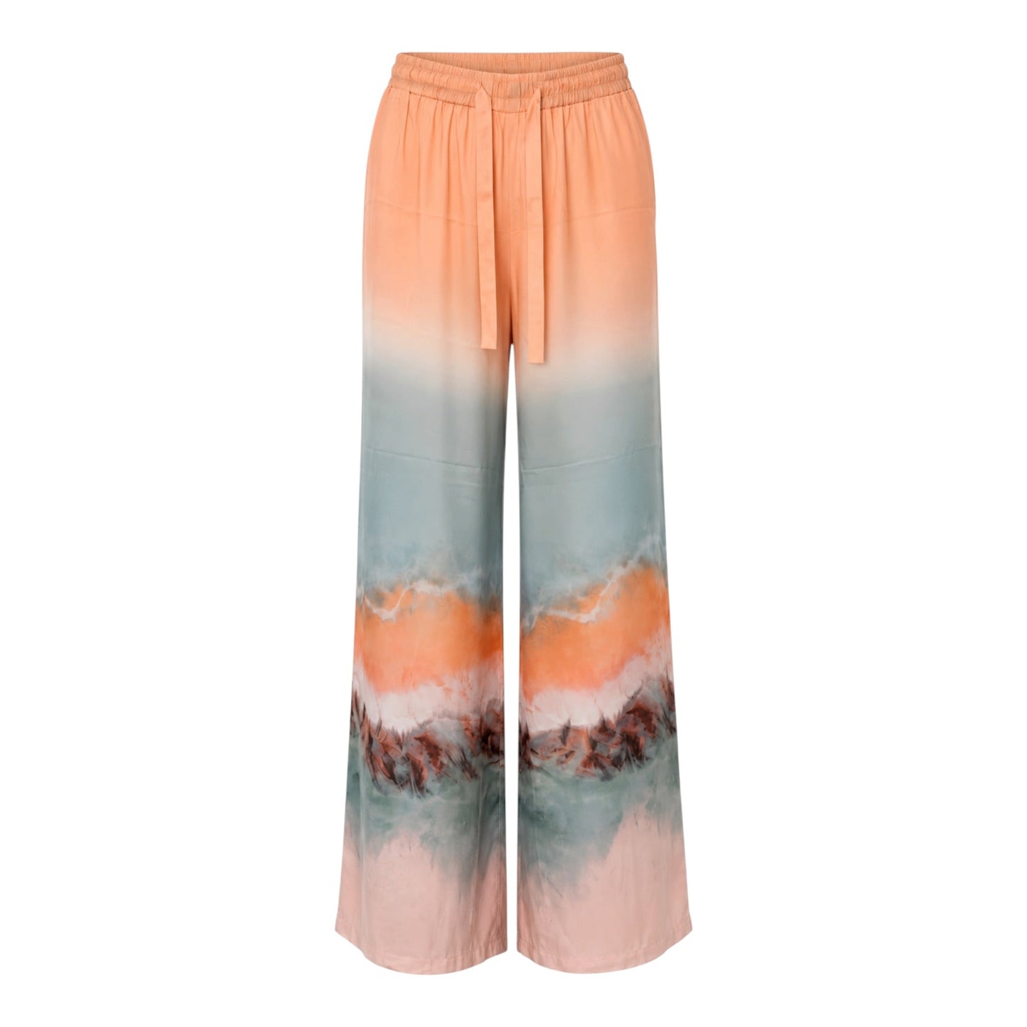 Watercolour Print Trousers