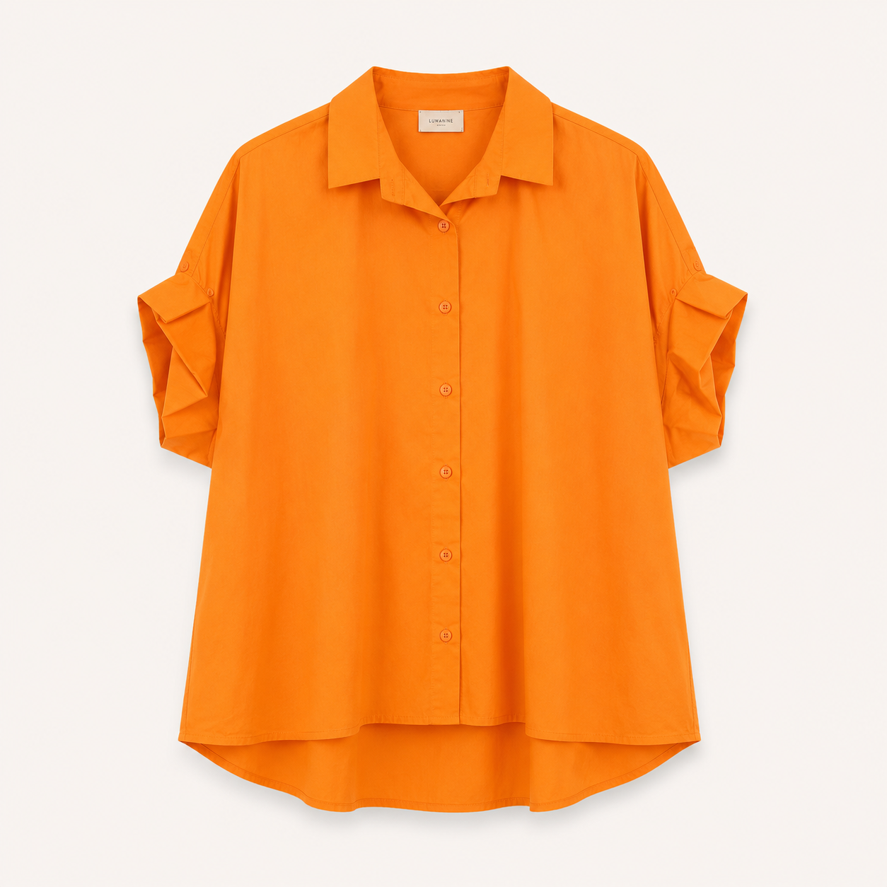 Orange Over Sized Shirt