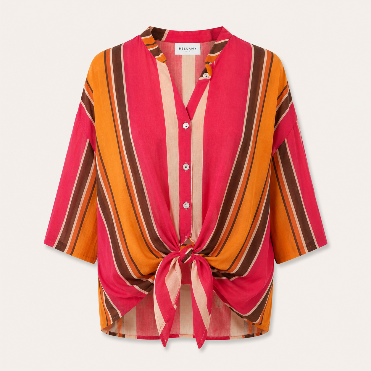Pink/Orange Light Weight Cotton Shirt