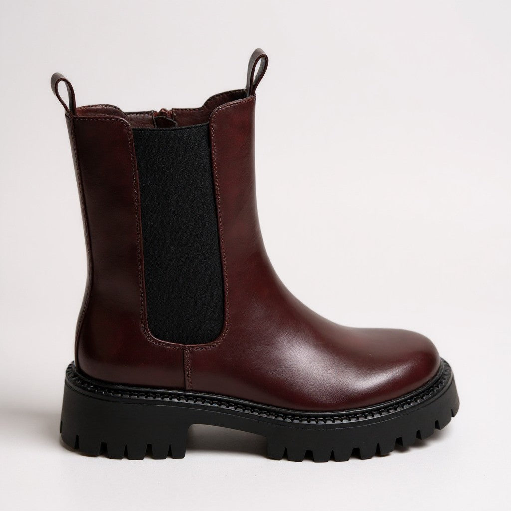 Bordeux Chunky Sole Ankle Boot