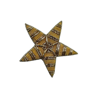 Denim mix duo sock box with gold star