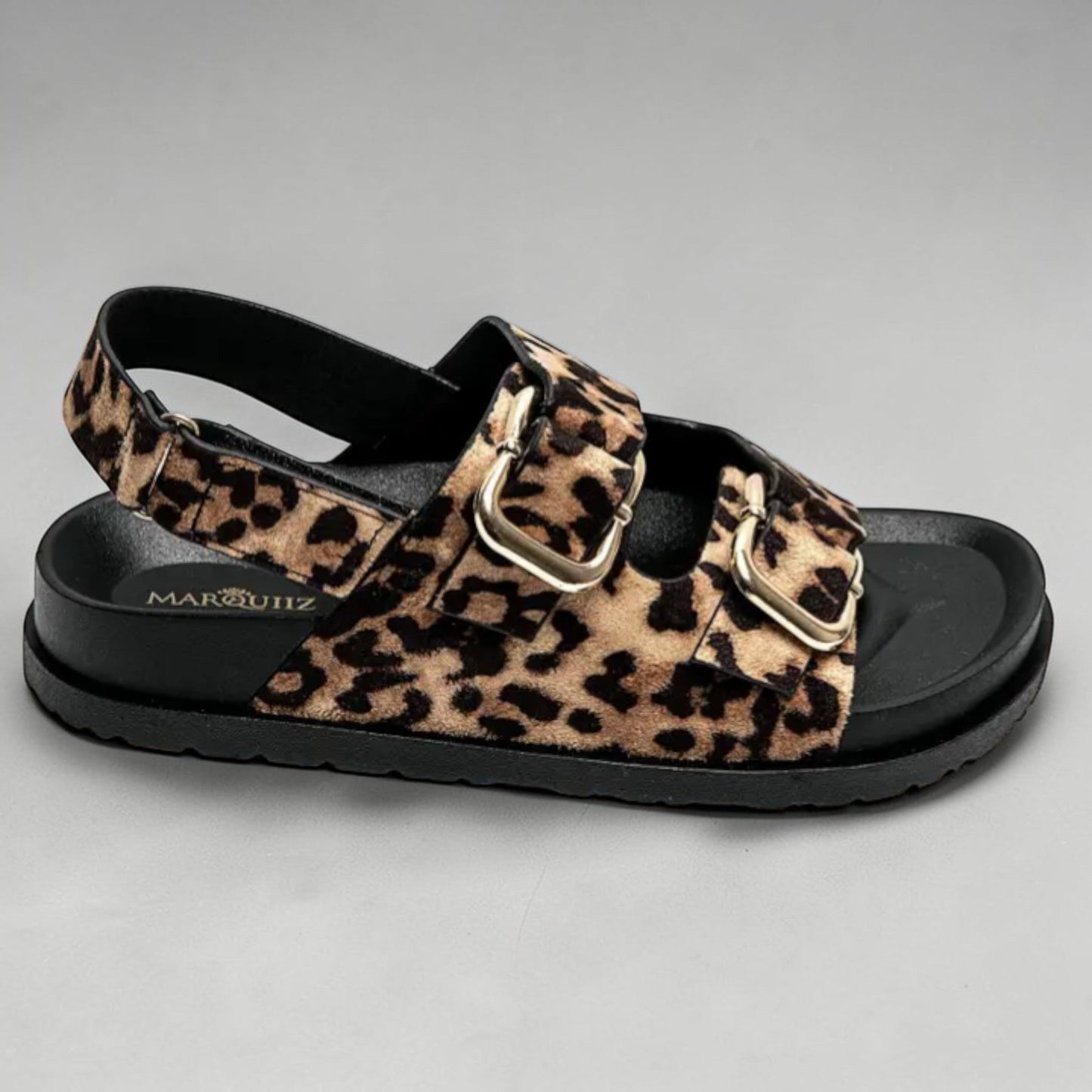Leopard Chunky Sole Sandal