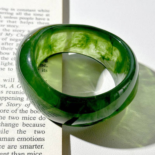 Green Acrylic Bangle