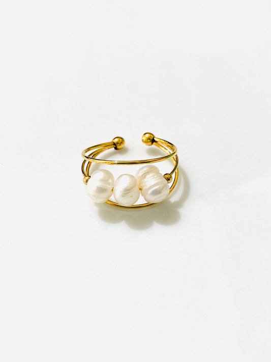 Perla Preciosa Gold Ring