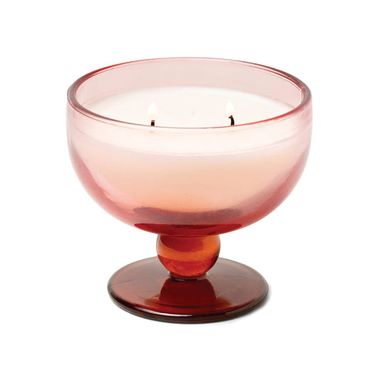 Paddywax Aura Glass Candle - Rose & Red - Saffron Rose