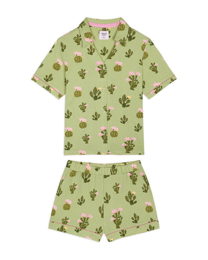 Cactus Print Short Pyjama Set