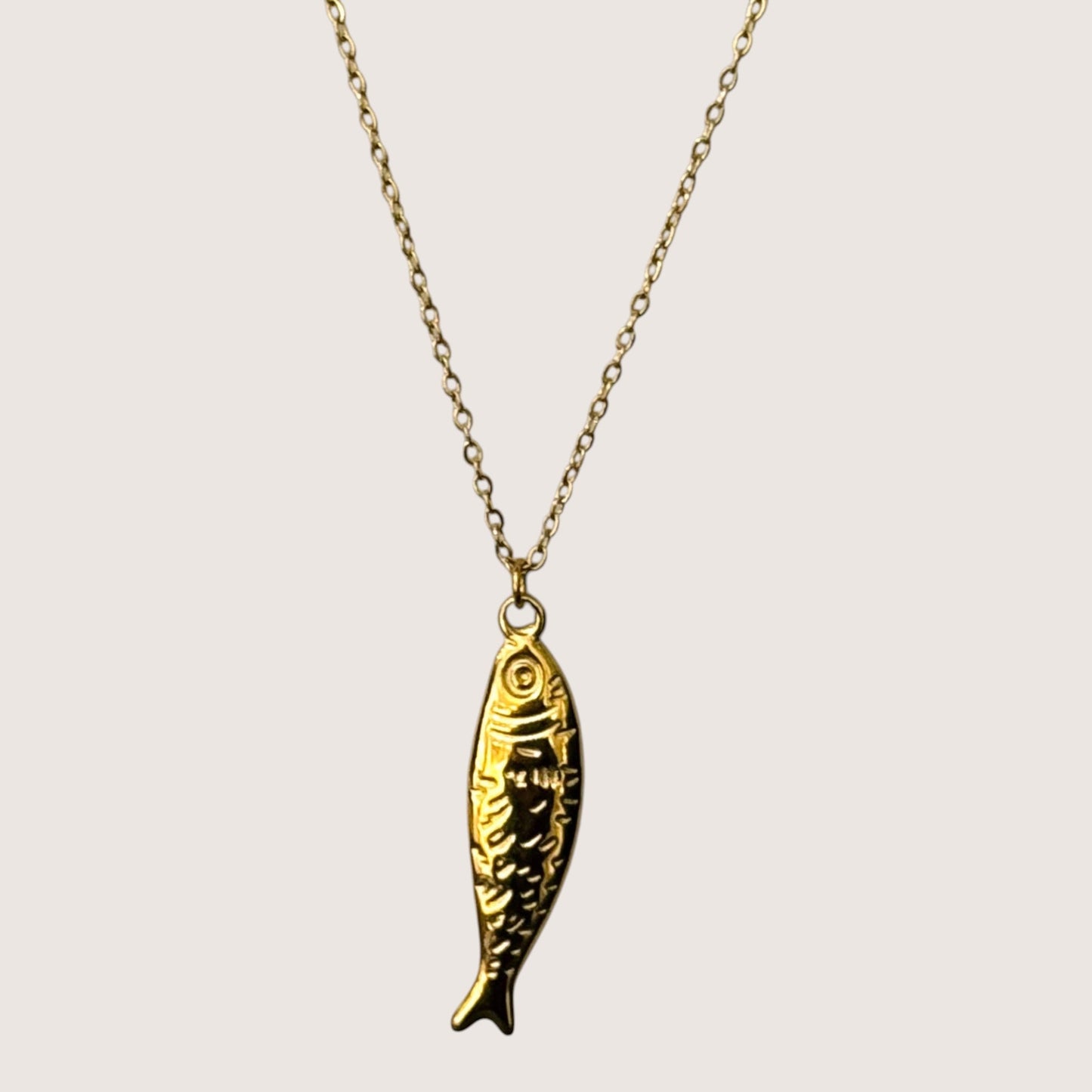 Gold Sardine Necklace
