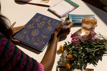 Designworks Ink Jumbo Journal Suedette - Mystic Icons