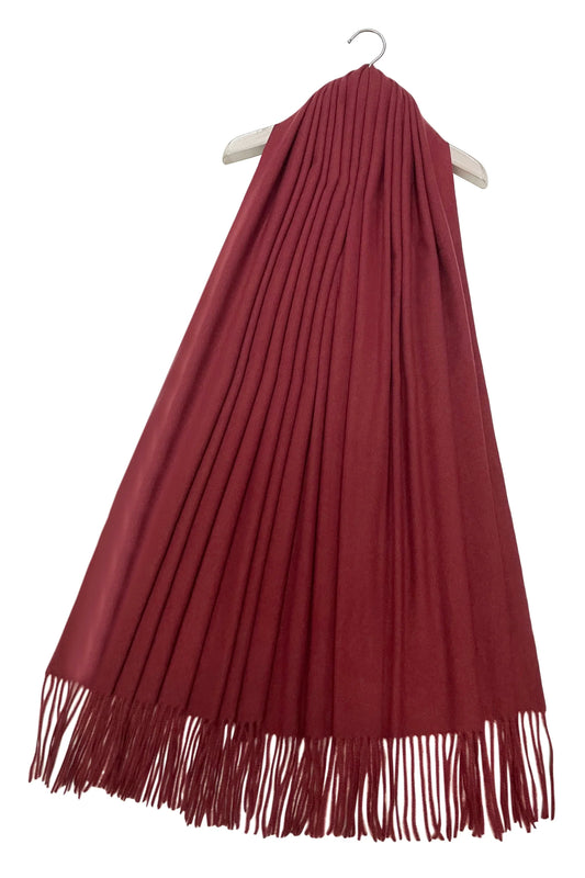 Burgundy Super Soft Scarf