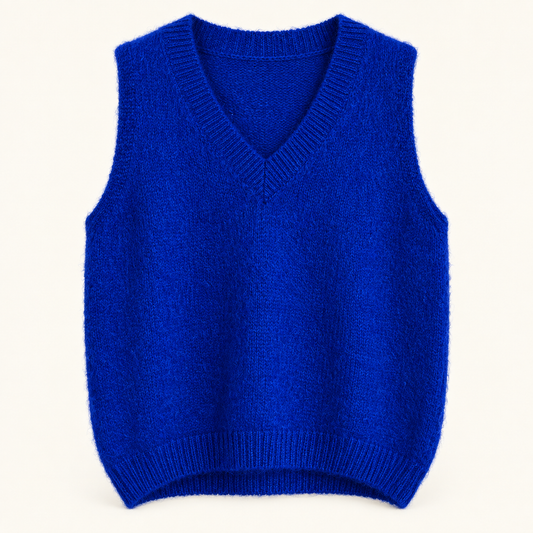 Cobalt Mohair Tank