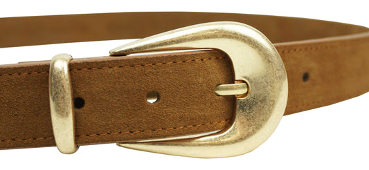 Camel Suede Belt