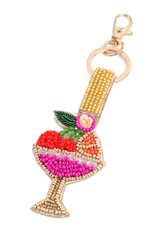 Fruity Cocktail Keyring/Bag Charm