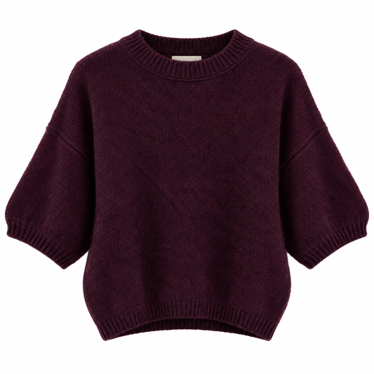 Plum Baby Mohair Jumper