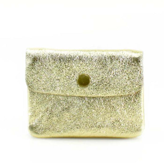 Gold Leather Purse