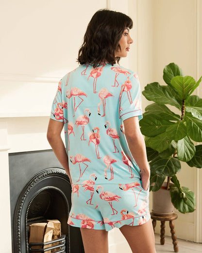 Flamingo Print Short Pyjama Set