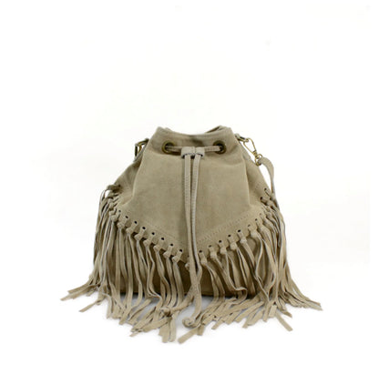 Suede Tassel Cross Body