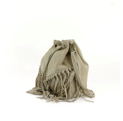 Suede Tassel Cross Body