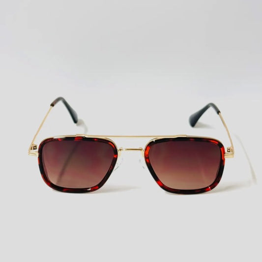 Tortoise and Wire Frame Sunglasses