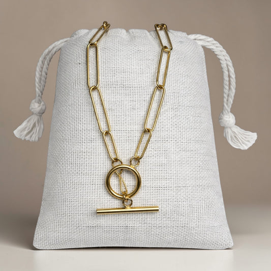 Golden Fob Necklace