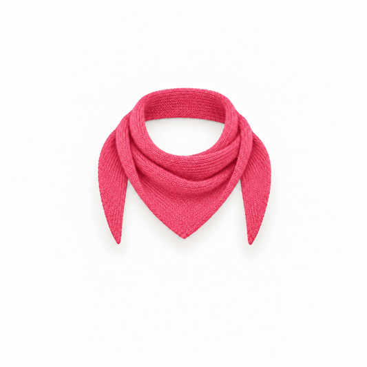 Pink Small Knitted Scarf