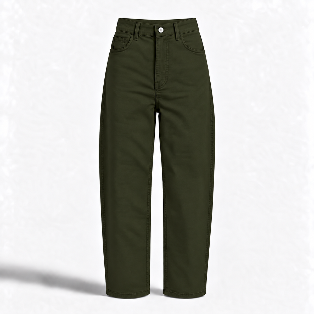 Dark Khaki Balloon Leg Jeans