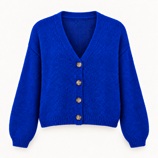 Cobalt Mohair Cardi