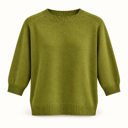 Olive Light Weight Jumper