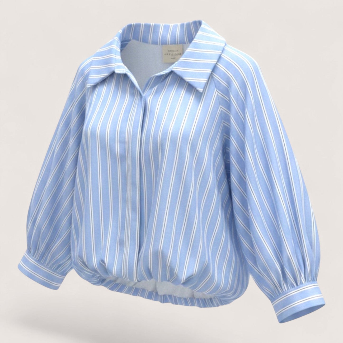 Blue Stripe Lined Shirt/Jacket