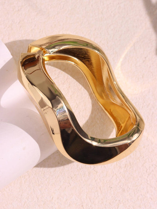 Gold Acrylic Bangle