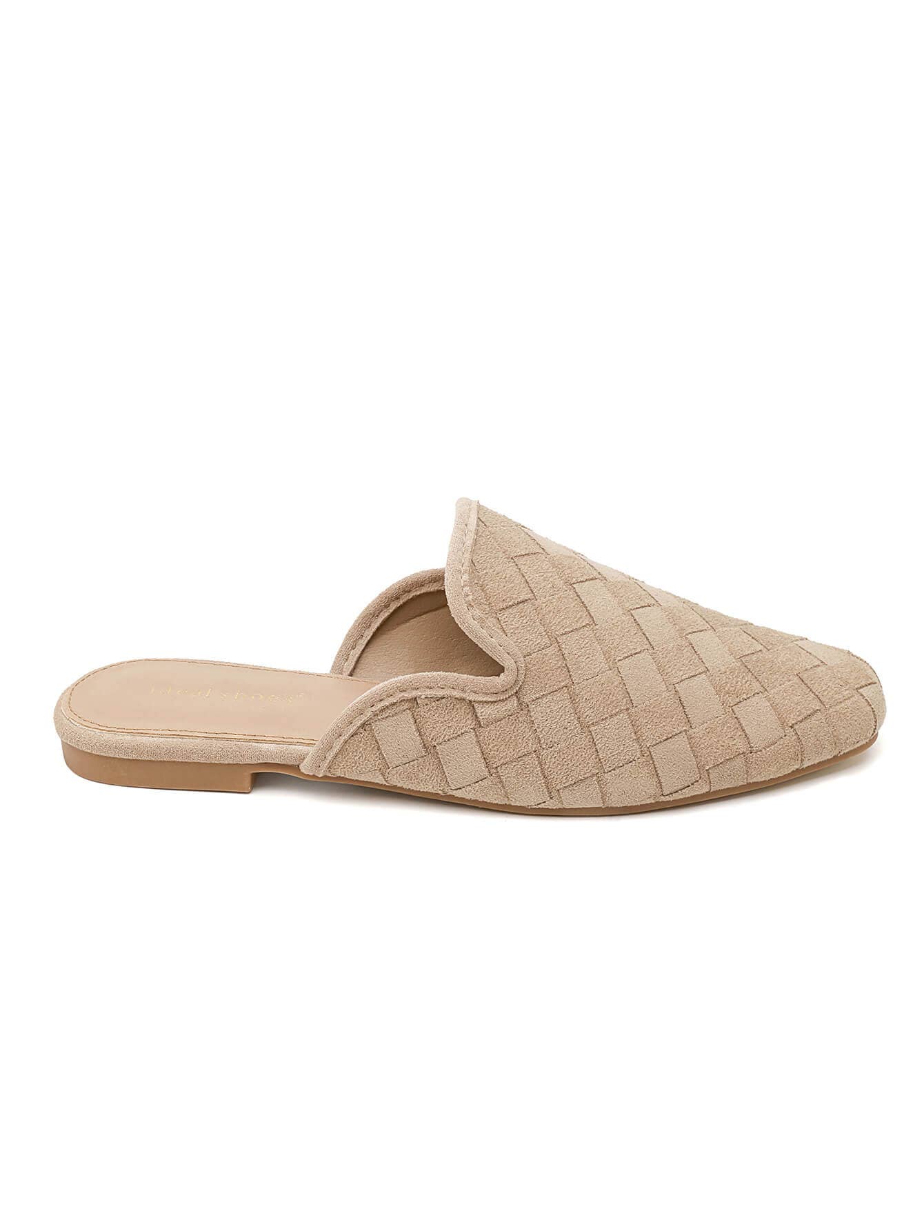 Beige Open Back Mule