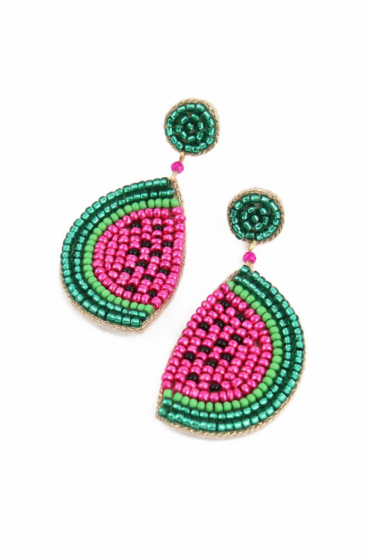 Watermelon Sparkle Earrings