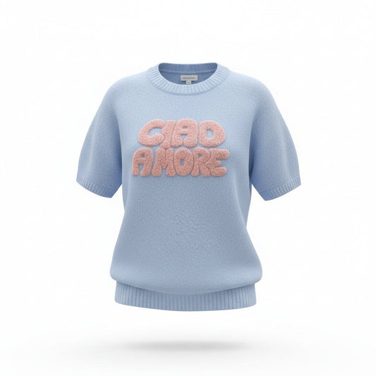 Blue 'Ciao Amore' Jumper