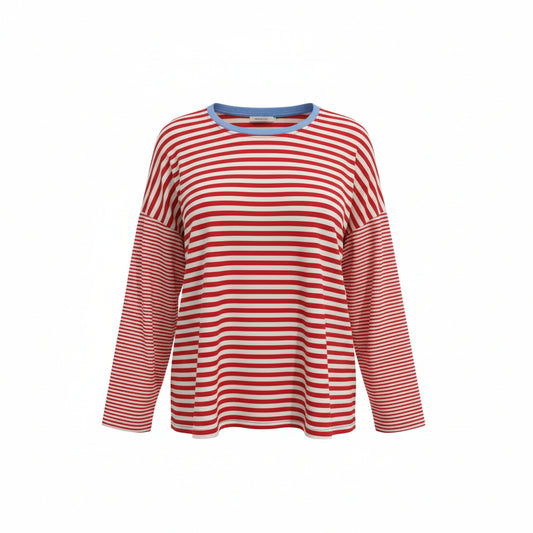 Red and Blue Stripe T-Shirt