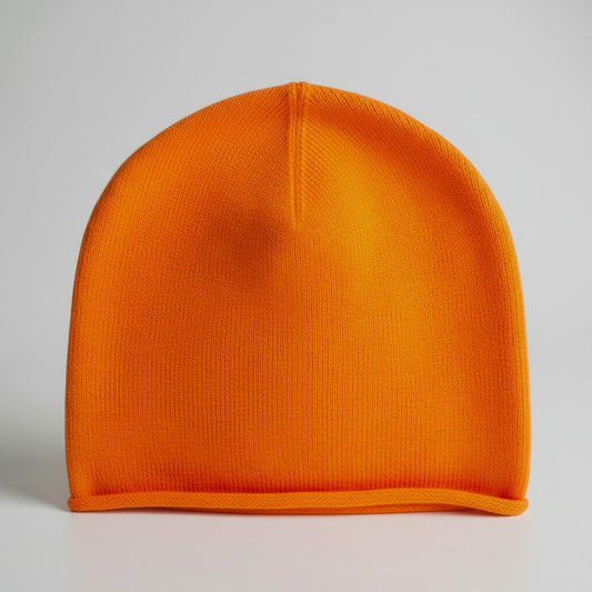 Plain Orange Beanie
