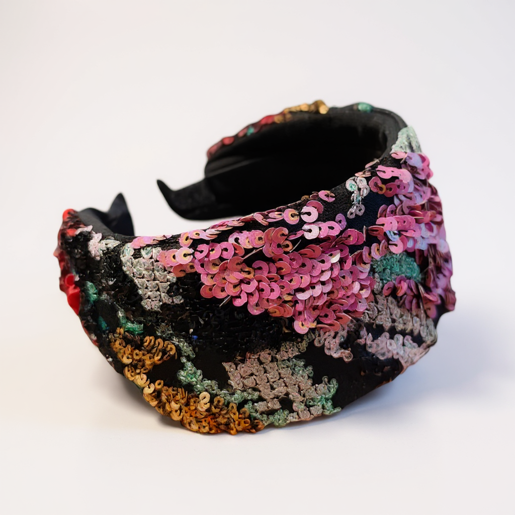 Wide Sequin Headband